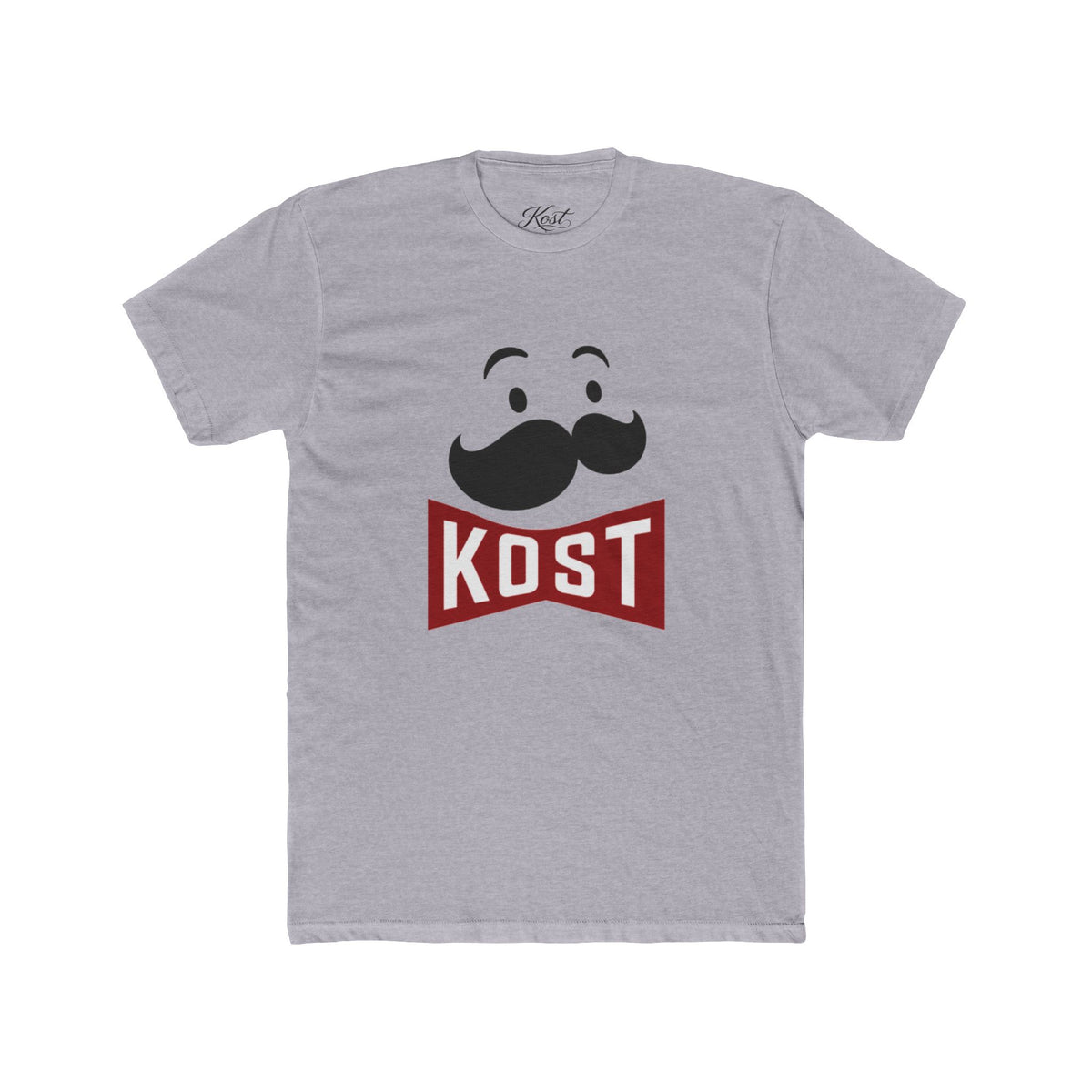 Kost Mustache Logo T‑Shirt — Retro Mascot Tee