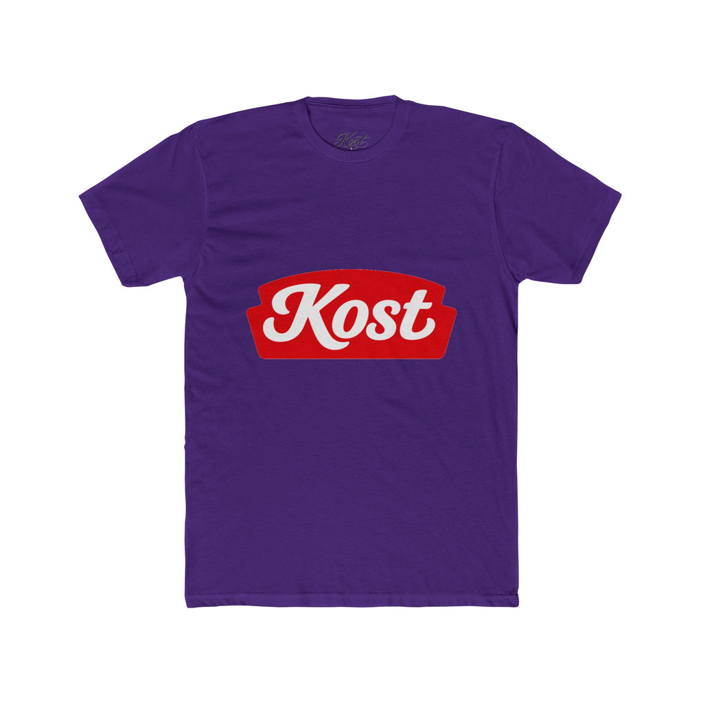 Kost Logo Tee — Retro Red Script Graphic T-Shirt