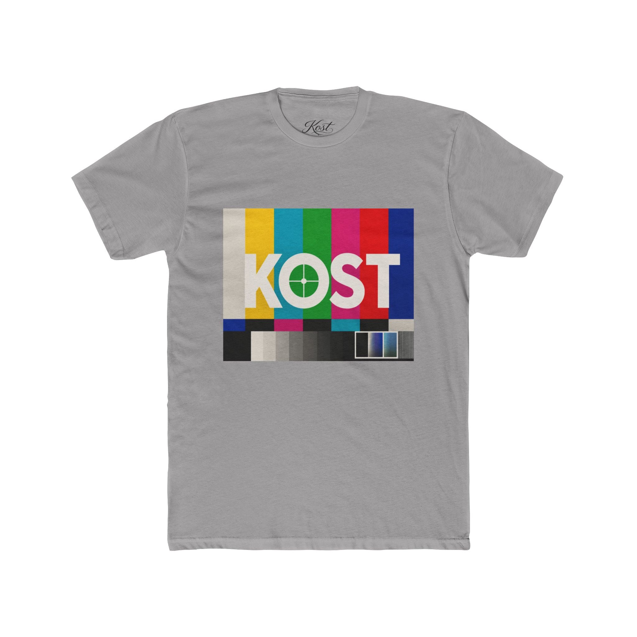 KOST Vintage TV Test Pattern Tee — Retro Broadcast Graphic T-Shirt
