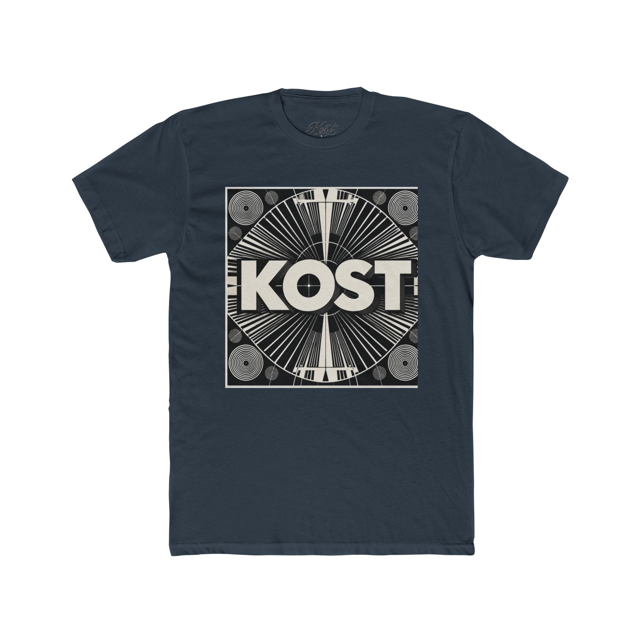 KOST Retro Record Label Tee — Vintage Vinyl Graphic T-Shirt
