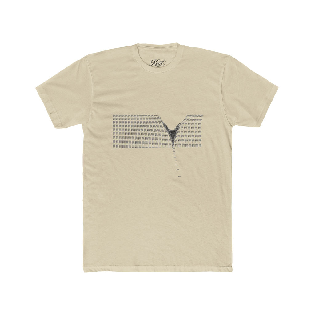 Minimalist V-Neck Optical Illusion T-Shirt
