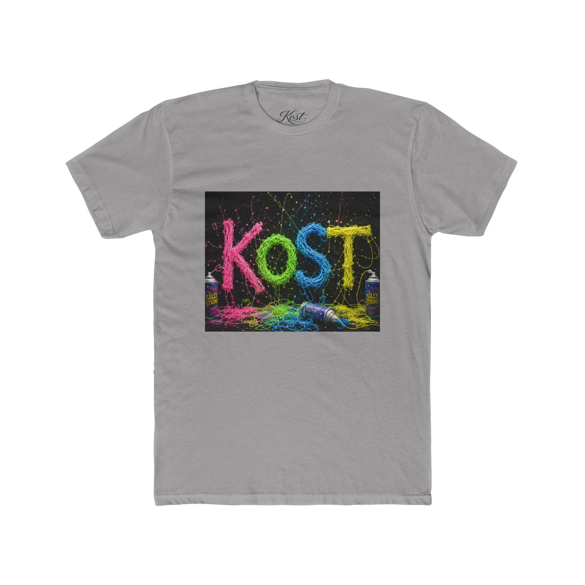 KOST Colorful Abstract Art Cotton T-Shirt