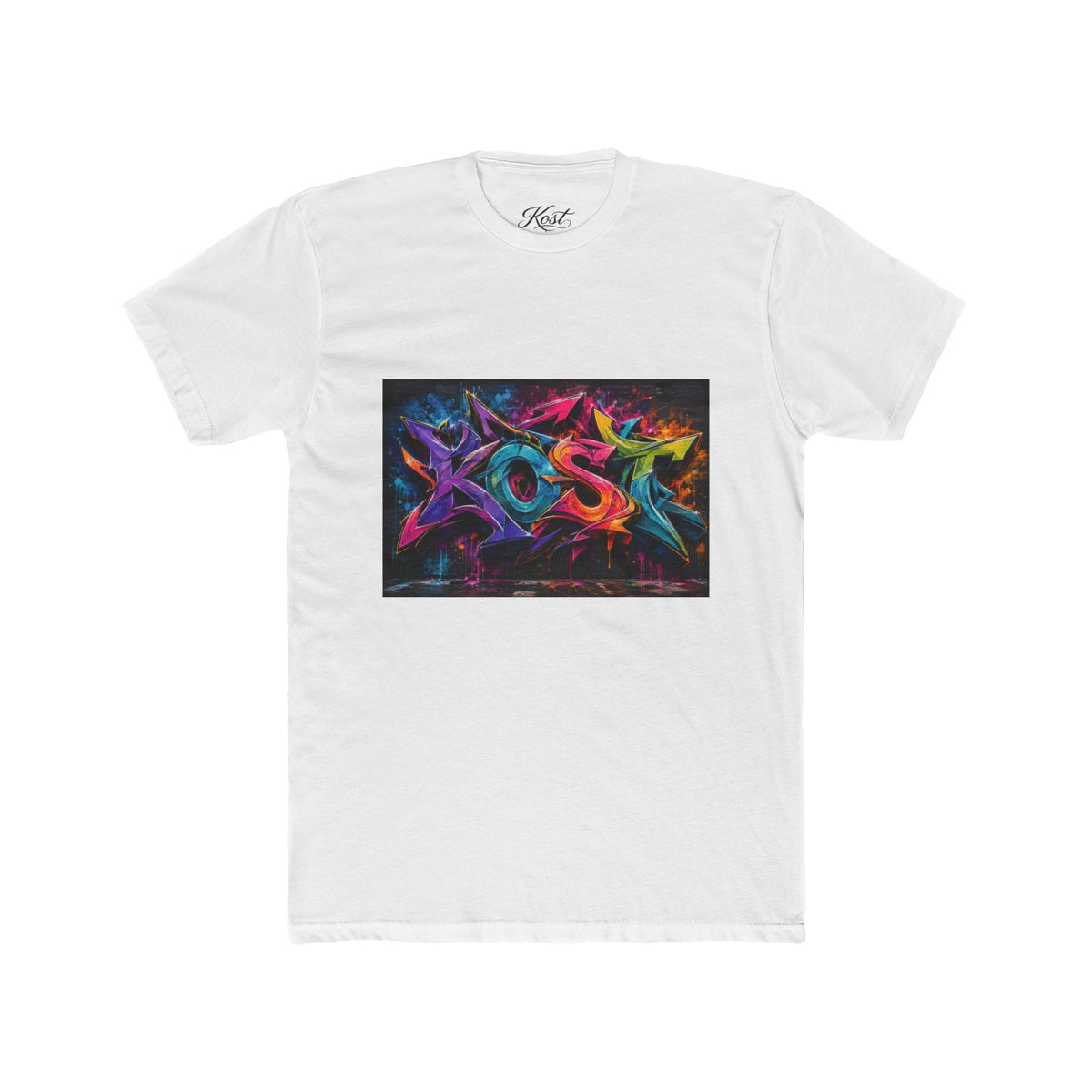 Abstract Neon Graffiti Tee
