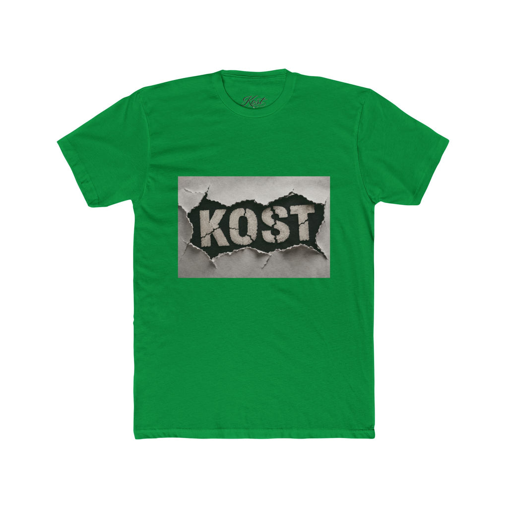 KOST Graphic T-Shirt – Distressed Black and White Streetwear Tee