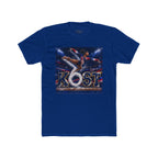 Surfing Skateboarder Graphic Tee — "KOST" Retro Skate Skatepark Shirt