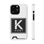 KOST Logo Phone Case with Card Holder
