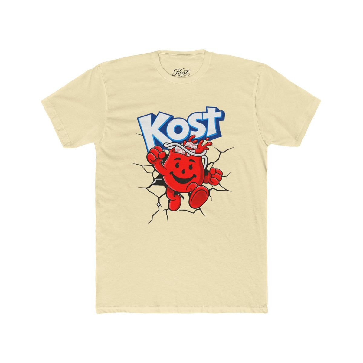 Kost Kool-Aid Inspired Retro Tee — Red Character Breakthrough Graphic T-Shirt