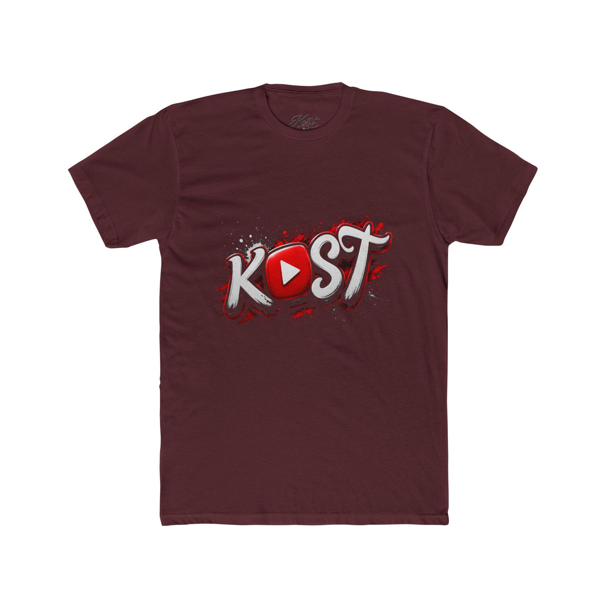 YouTuber 'Kost' Logo Tee — Graphic Streetwear Crewneck