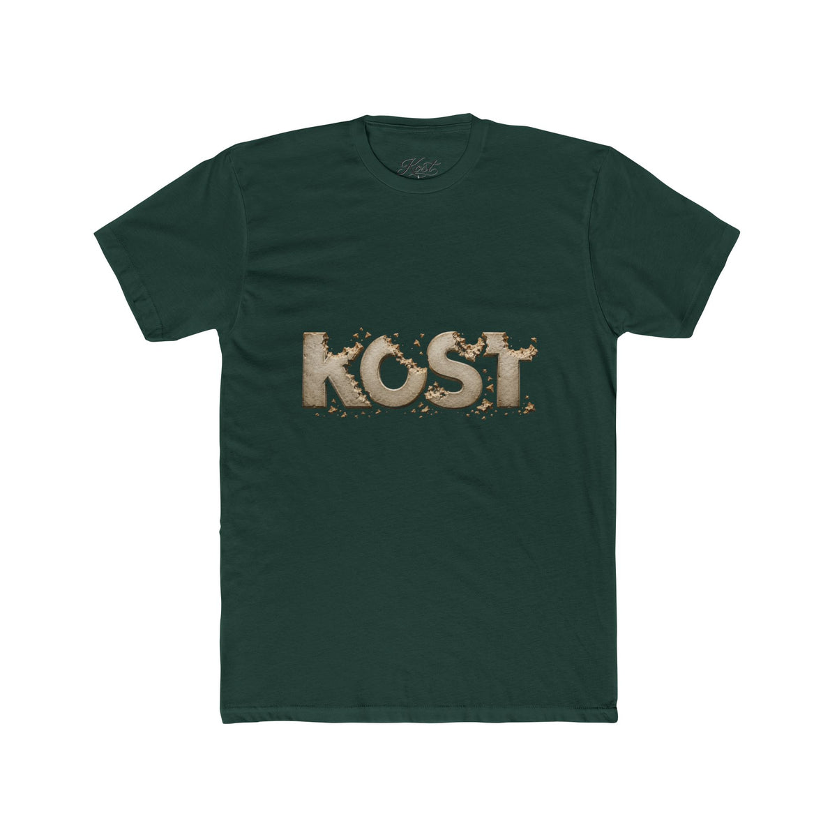 KOST Logo Tee — Distressed Vintage Lettering Cotton T-Shirt
