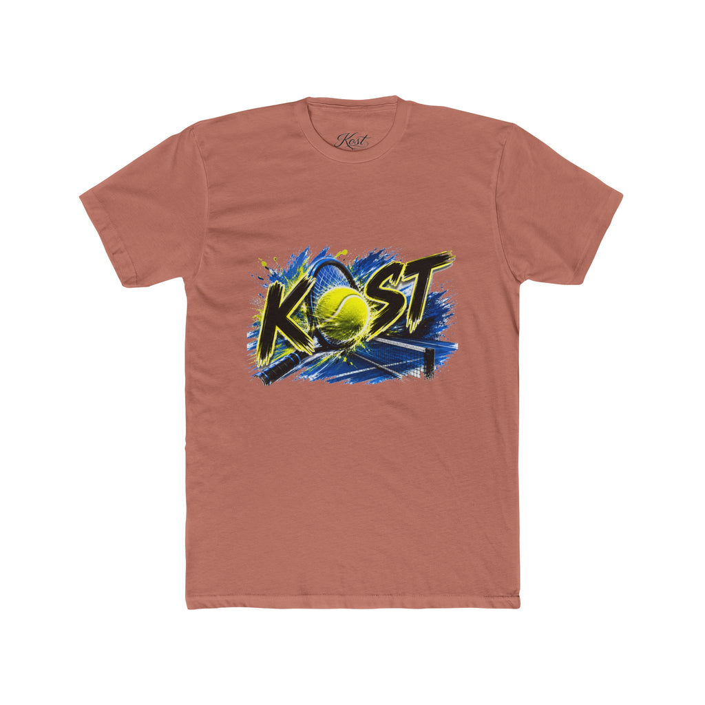 Tennis Graphic Tee — "KOST" Bold Tennis Ball Design