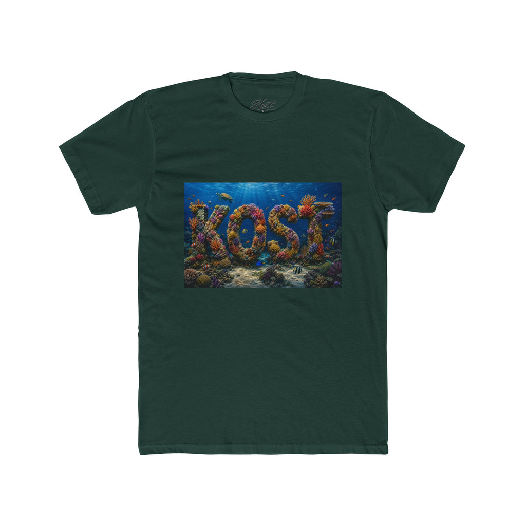 KOST Coral Reef Graphic Tee — Ocean Fish Typography Shirt