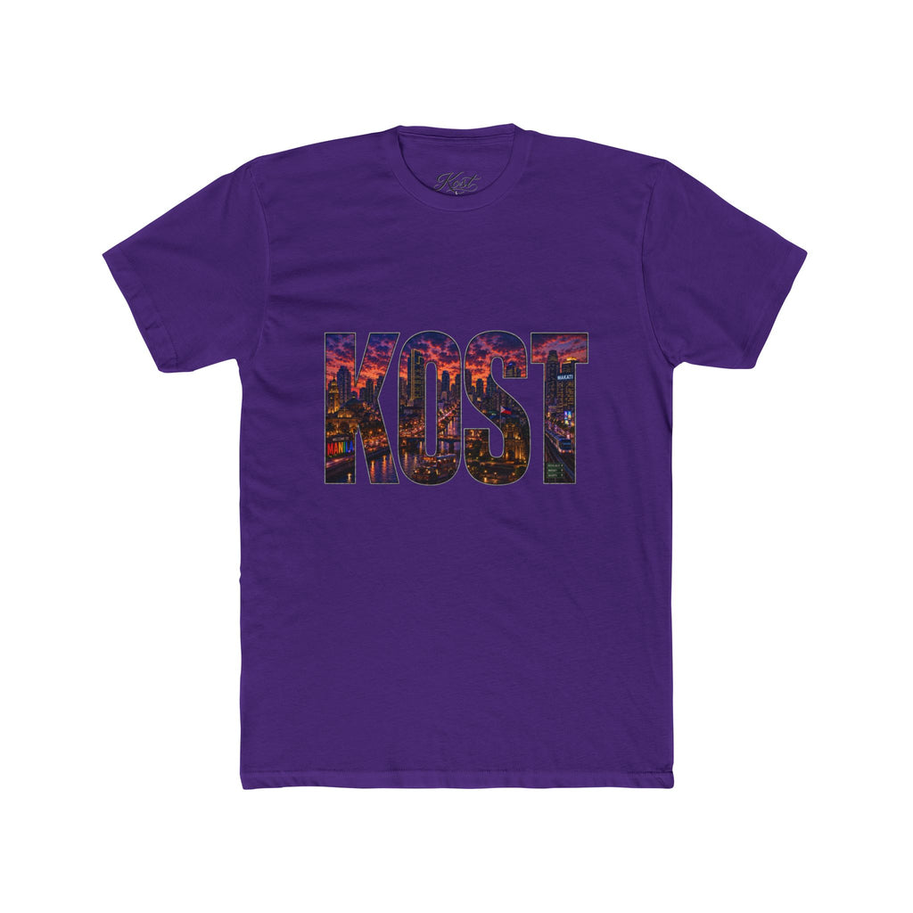 KOST Cityscape Graphic Tee — Bold Lettering Urban Skyline T-Shirt