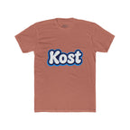 Kost Retro Bubble Logo Tee — White Cotton Crewneck