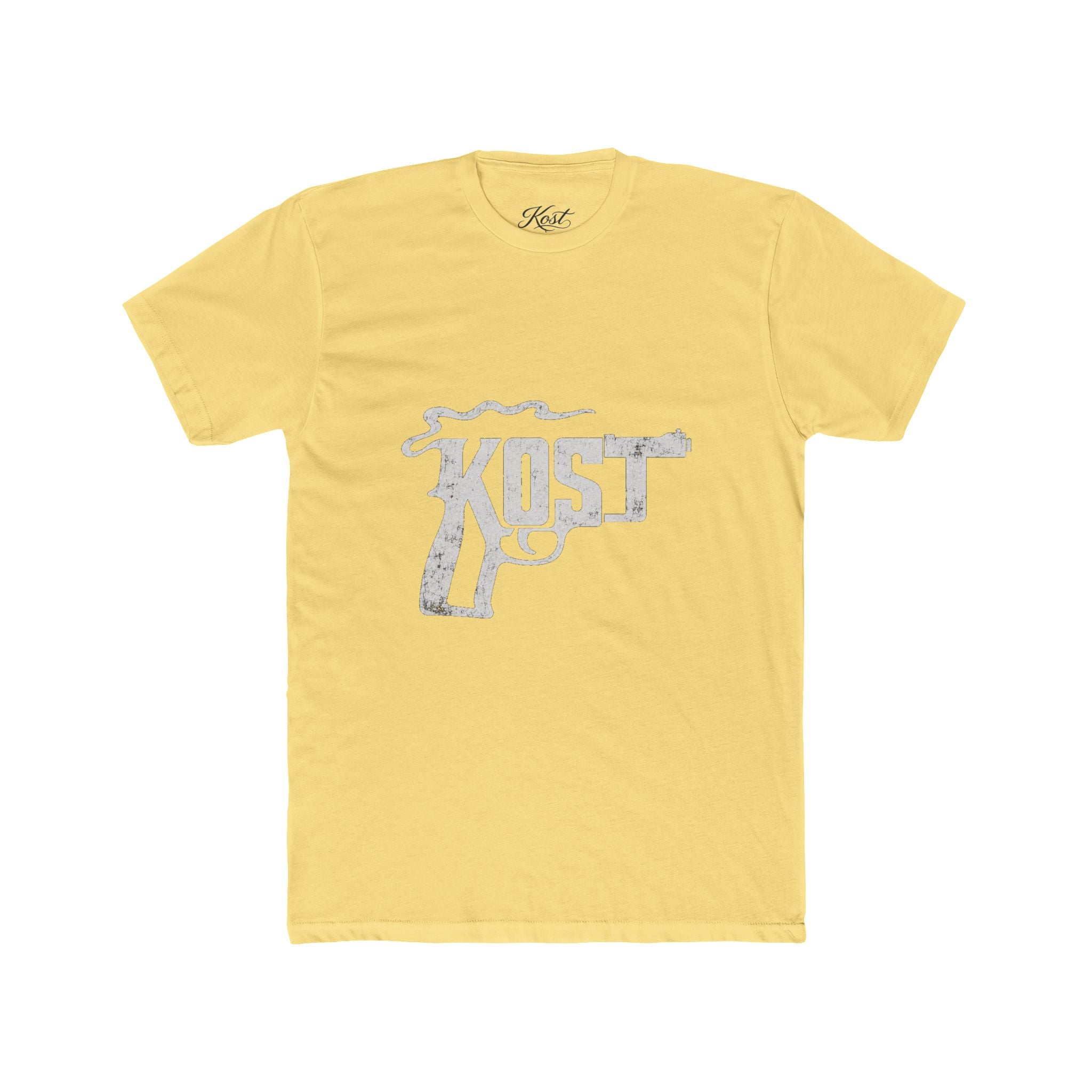 Kost Revolver Graphic Tee — Vintage Gun Logo T-Shirt