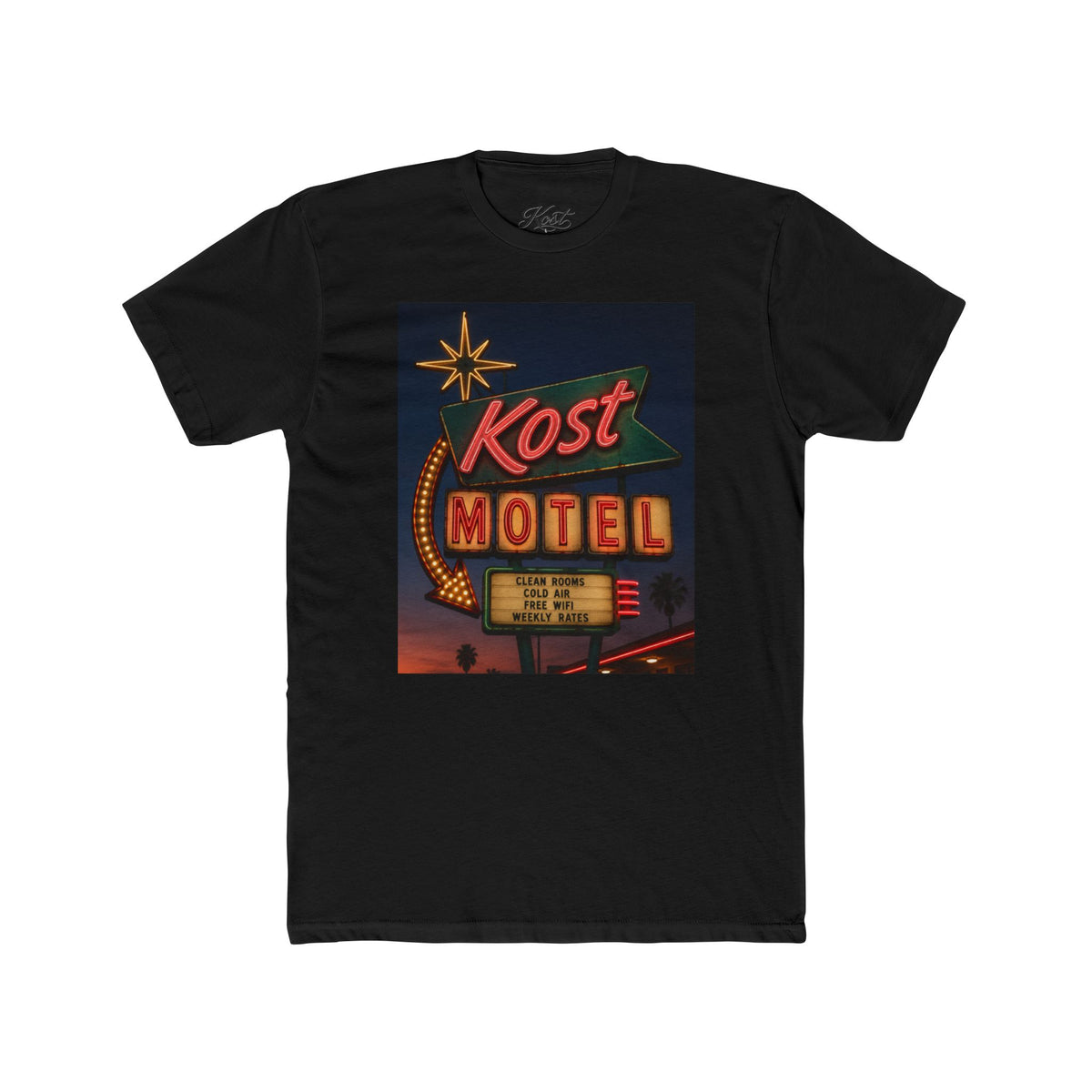 Kost Motel Vintage Roadside Sign Graphic T-Shirt