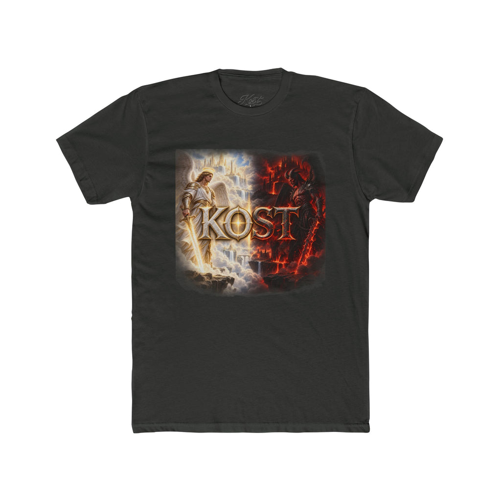 Angel vs Demon Graphic Tee — "KOST" Fantasy Battle T-Shirt