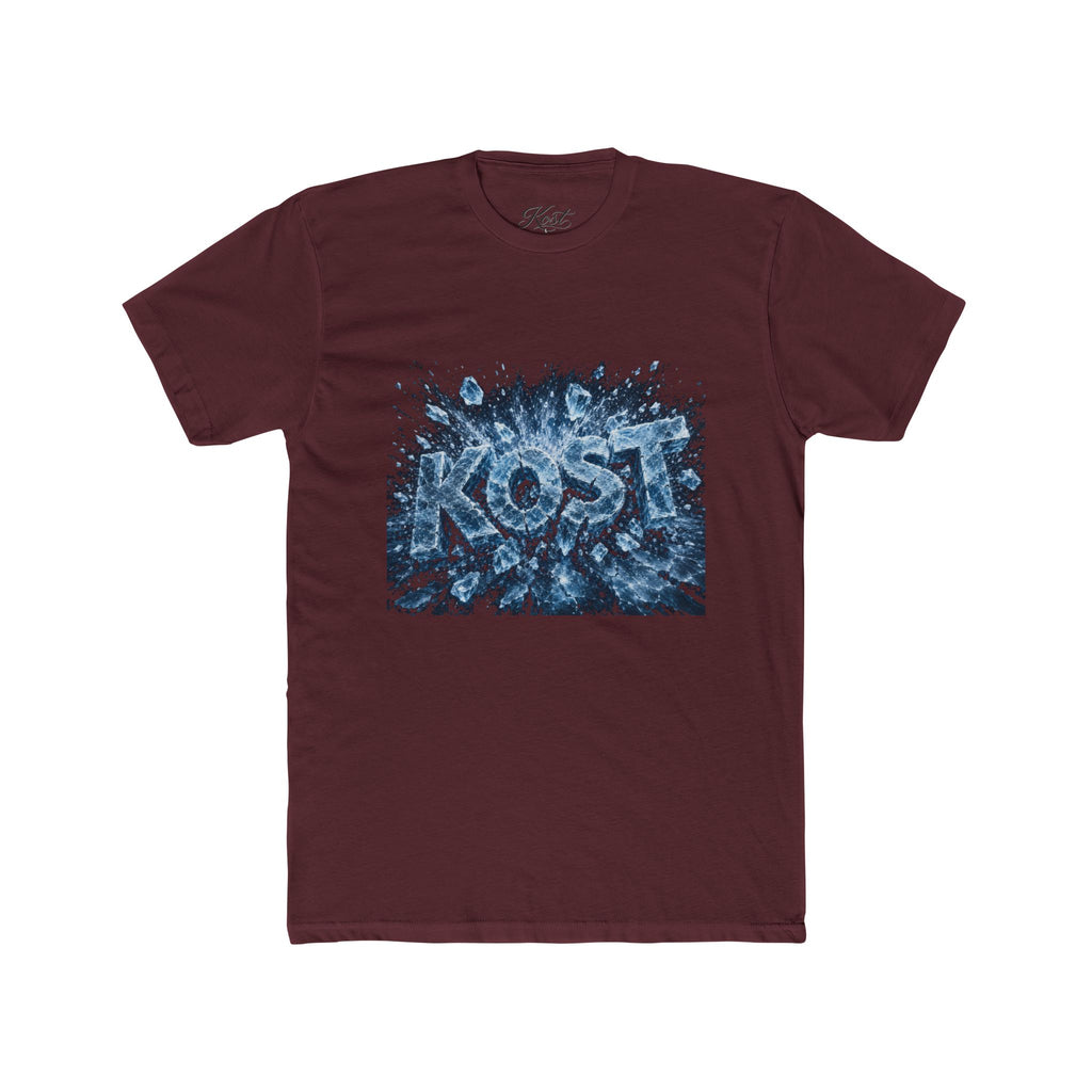 KOST Abstract Blue Graphic Cotton Crew Tee