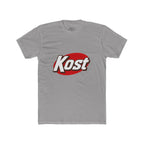 Kost Logo Tee — Retro Red Oval Graphic Cotton T‑Shirt