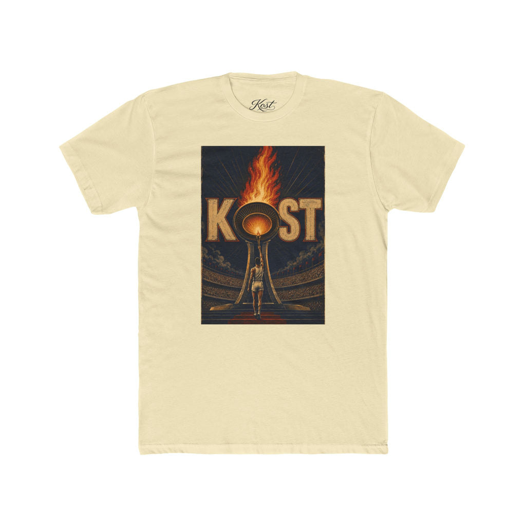 KOST Vintage Torch Tee — Retro Flame Graphic T-Shirt