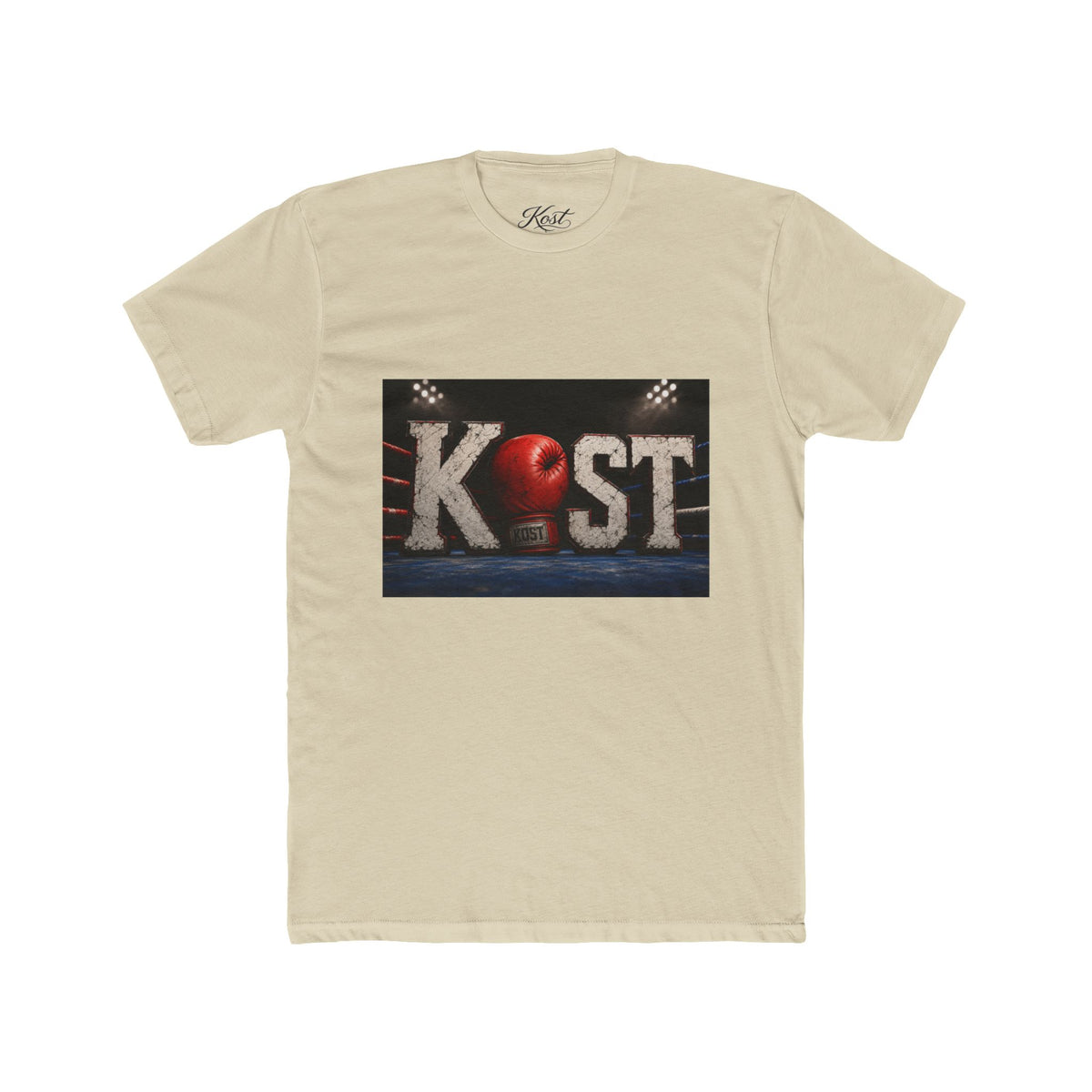 Boxing Ring 'KOST' Graphic Tee — Vintage Fight Night T-Shirt