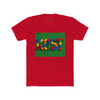 Kids Block Name Tee — Colorful Building Brick 'KOST' Graphic Shirt