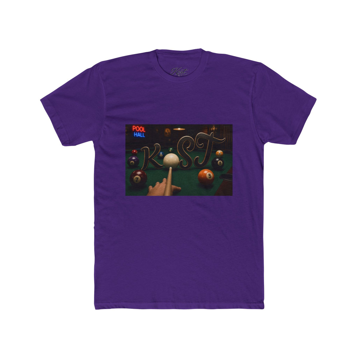 Pool Hall Vibes Tee — Retro Billiards Graphic T-Shirt