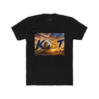 KOST Sunset Palm Tee — Vintage Radio Call Letters Beach T-Shirt