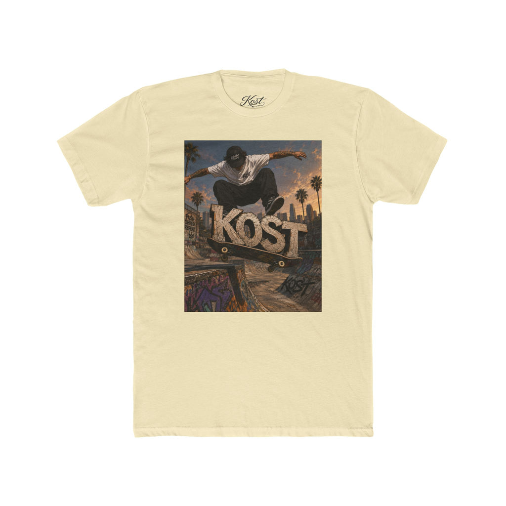 Skater KOST Graphic Tee — Urban Skateboard Crew Shirt
