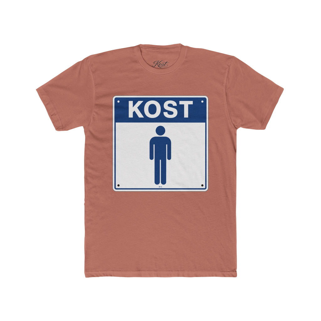 KOST Street Sign T‑Shirt — Retro Blue Icon Tee