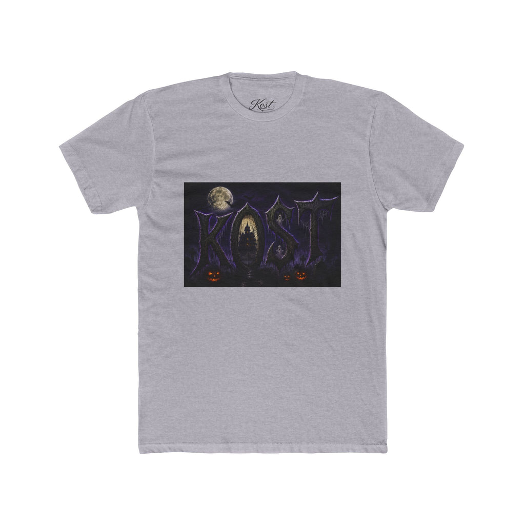 Halloween Forest Tee — Haunted Moonlight Pumpkin Horror Graphic T-Shirt