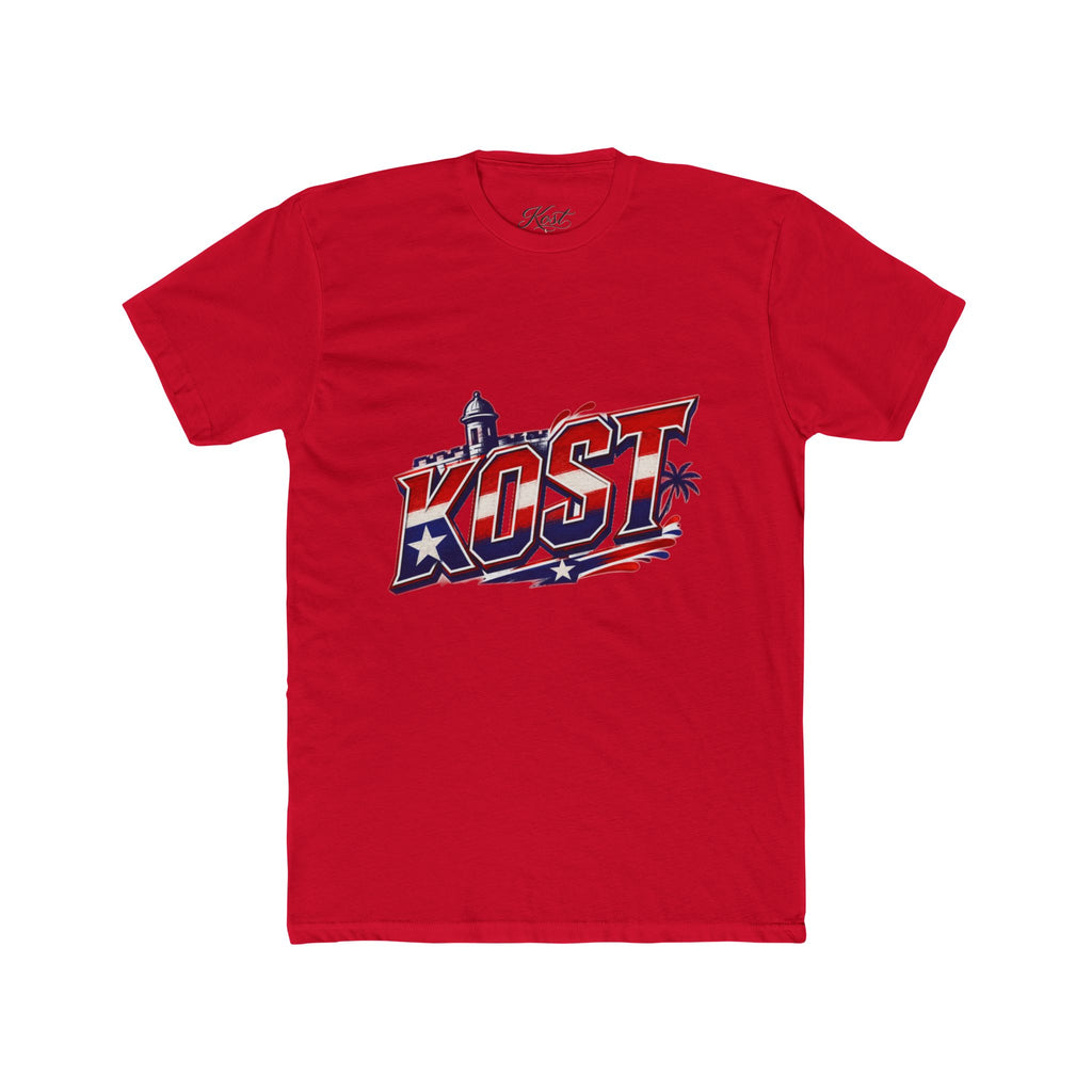 KOST Retro Palm Beach T-Shirt — Americana Surf Vibes