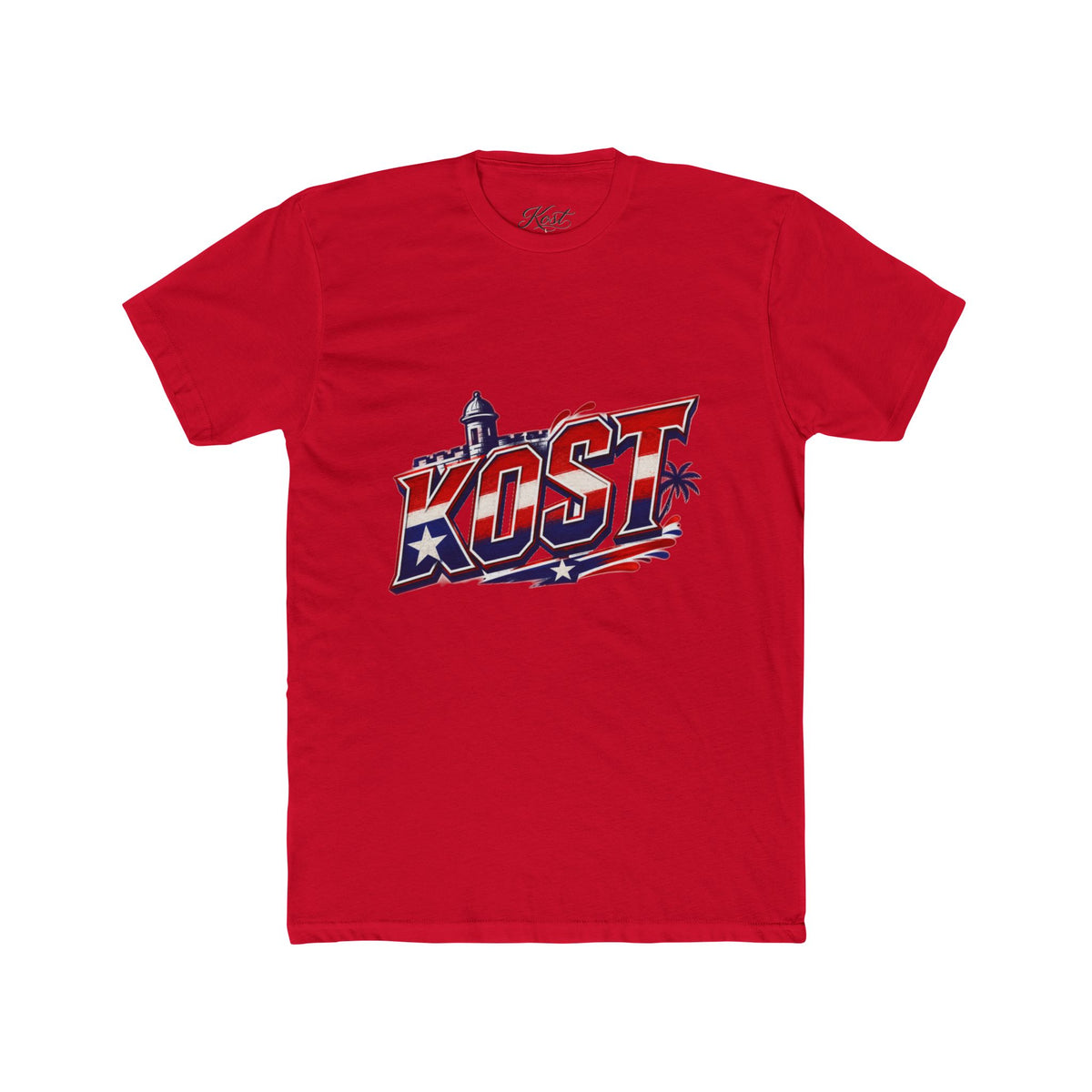 KOST Retro Palm Beach T-Shirt — Americana Surf Vibes
