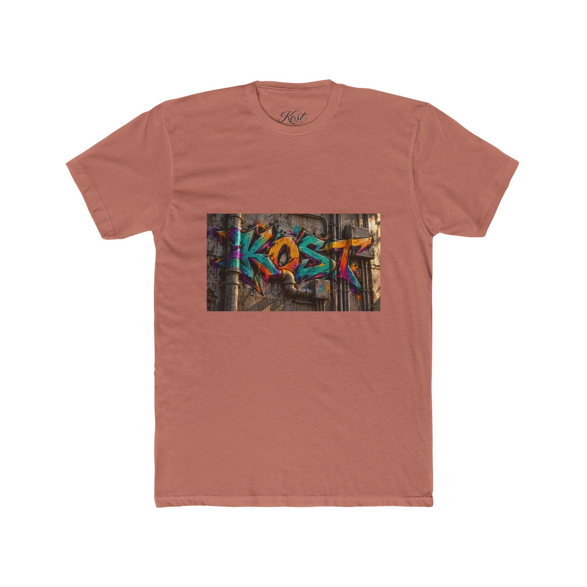 Graffiti 'KOST' Crew Tee — Urban Street Art Graphic T-Shirt