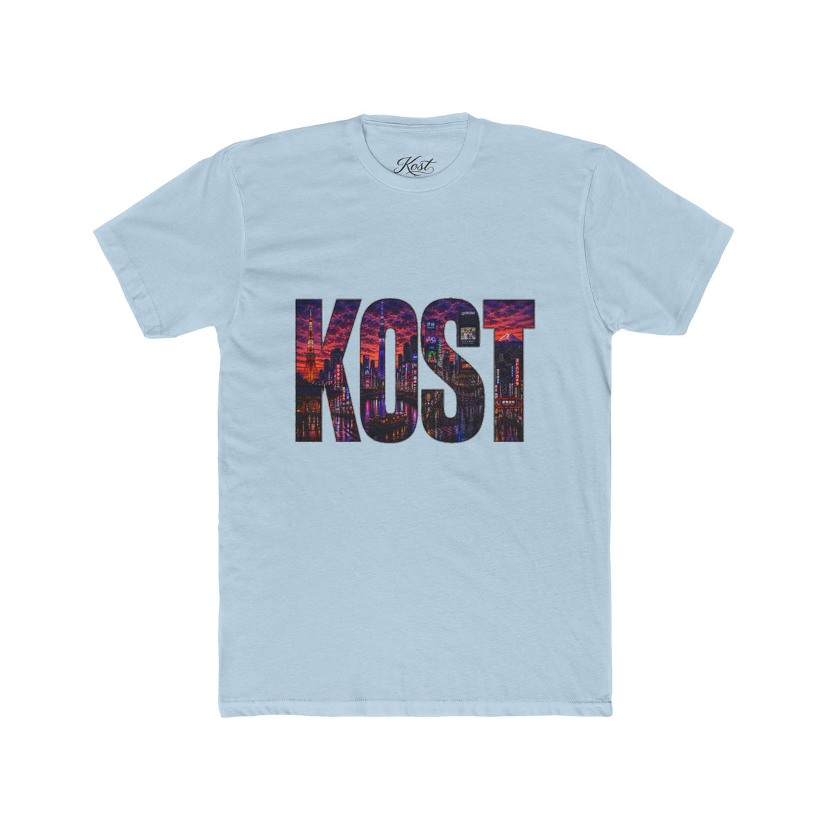 KOST Graphic Tee — Bold Cityscape Lettering T‑Shirt