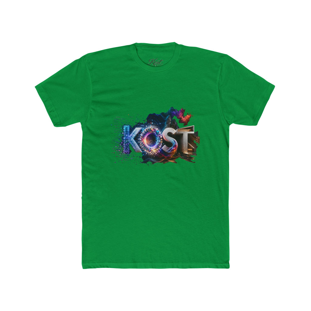KOST Retro Galaxy Graphic Tee — Cosmic Lettering Crewneck