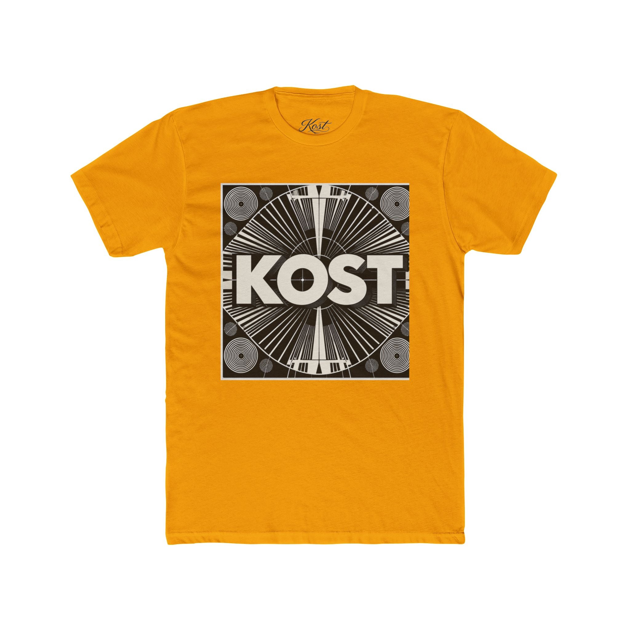 KOST Retro Record Label Tee — Vintage Vinyl Graphic T-Shirt