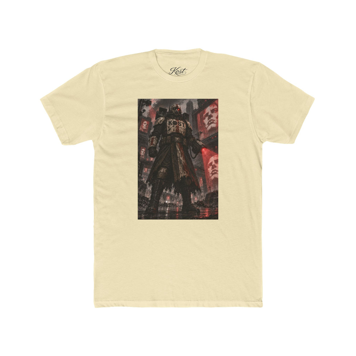 Anime Cyberpunk Tee — Shadow Ronin Cityscape Graphic