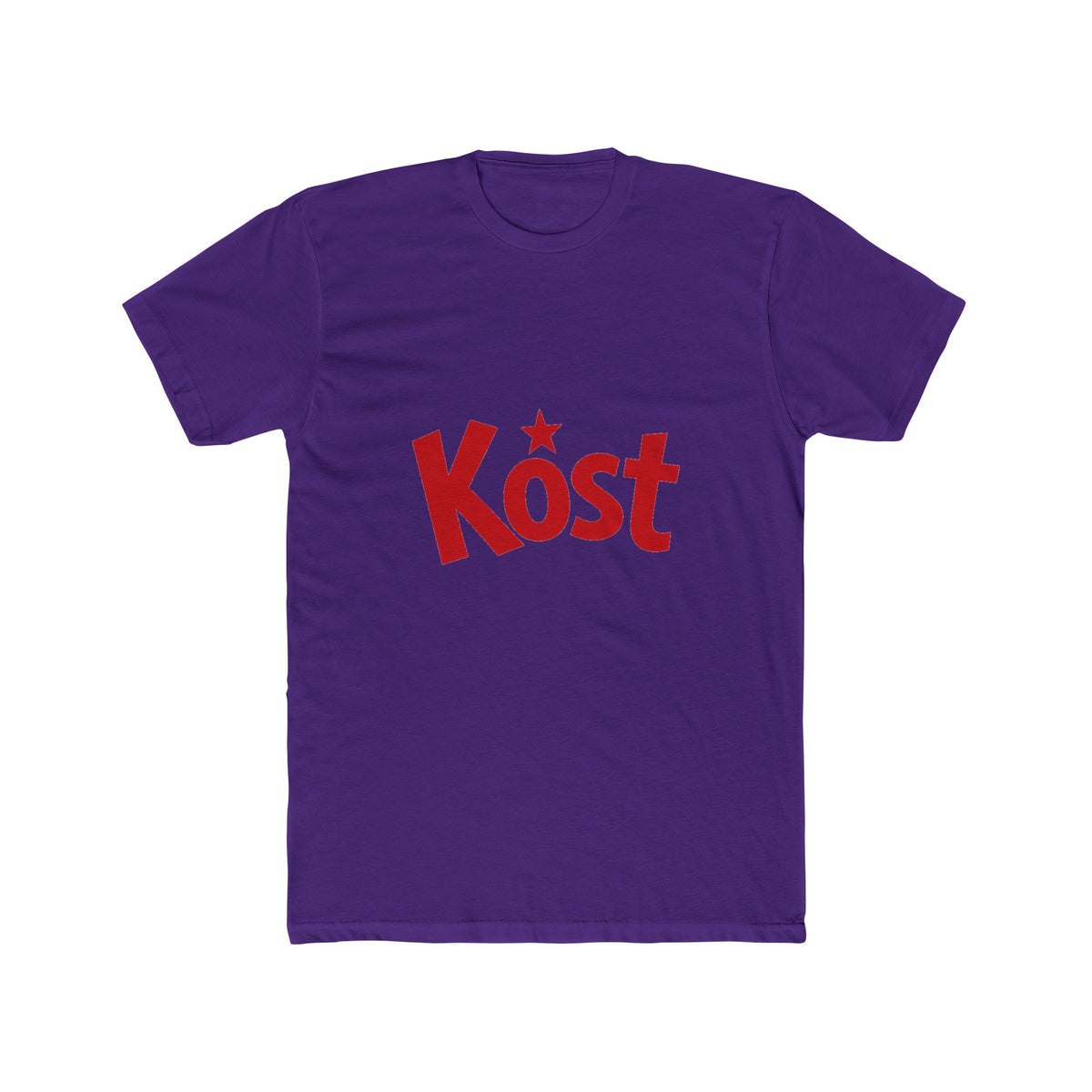 Kost Retro Script Tee — Bold Red Logo Shirt