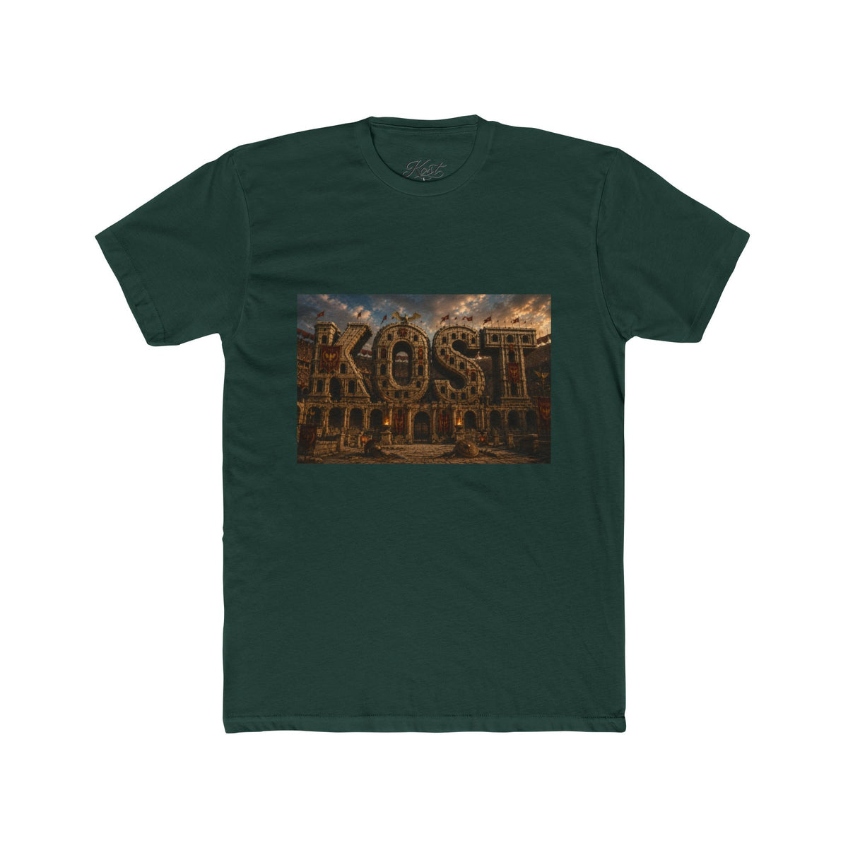 KOST Vintage Neon Sign Tee — Retro Urban Nightlife Graphic T-Shirt