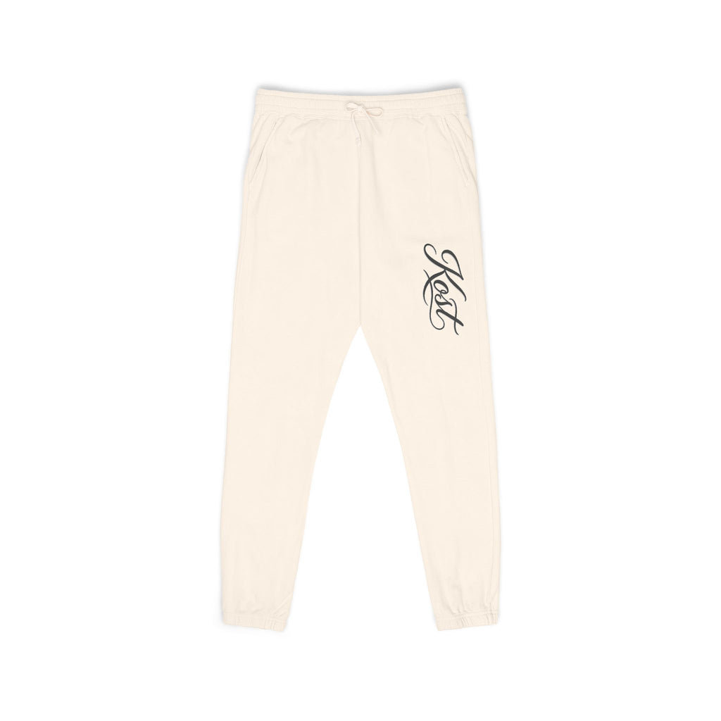 Embroidered 'Nice' Fleece Sweatpants – Soft Garment-Dyed Joggers