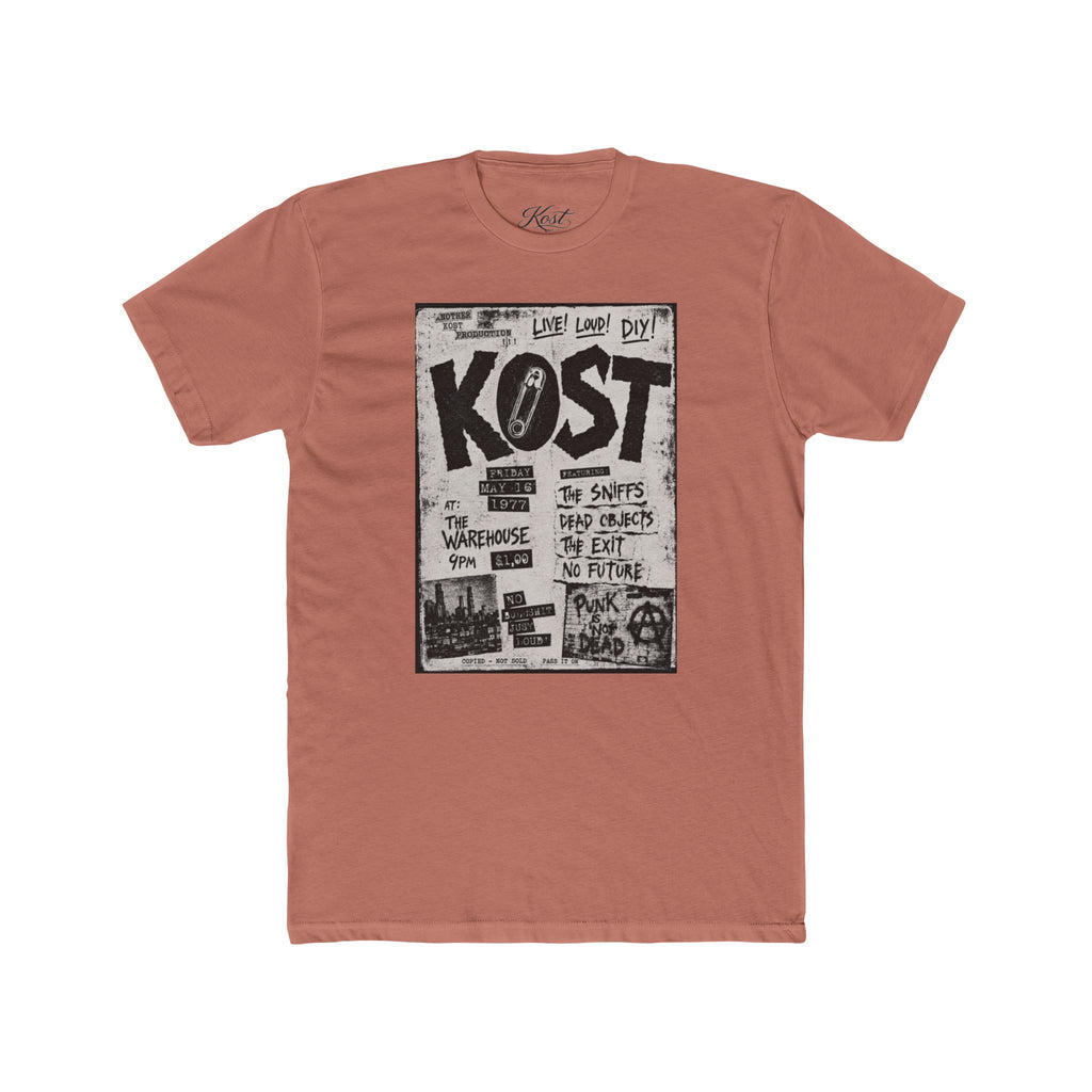 KOST Band Poster Graphic Tee — Vintage Punk Concert Shirt