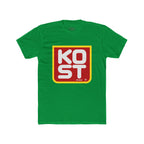 Vintage Retro Logo Tee — "KOST" Bold Square Graphic T-Shirt
