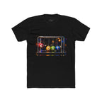 Newton's Cradle Kinetic Art Tee — 'Kest' Logo Graphic Cotton Shirt