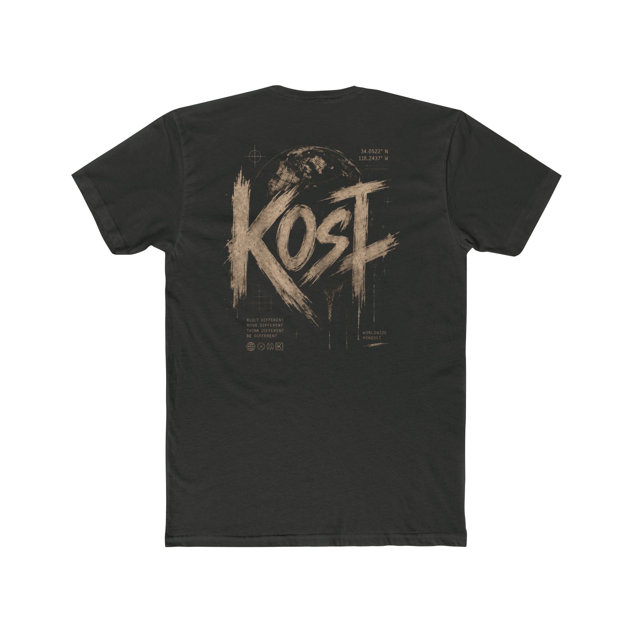 Kost Graphic Tee — Distressed Urban Logo Crewneck
