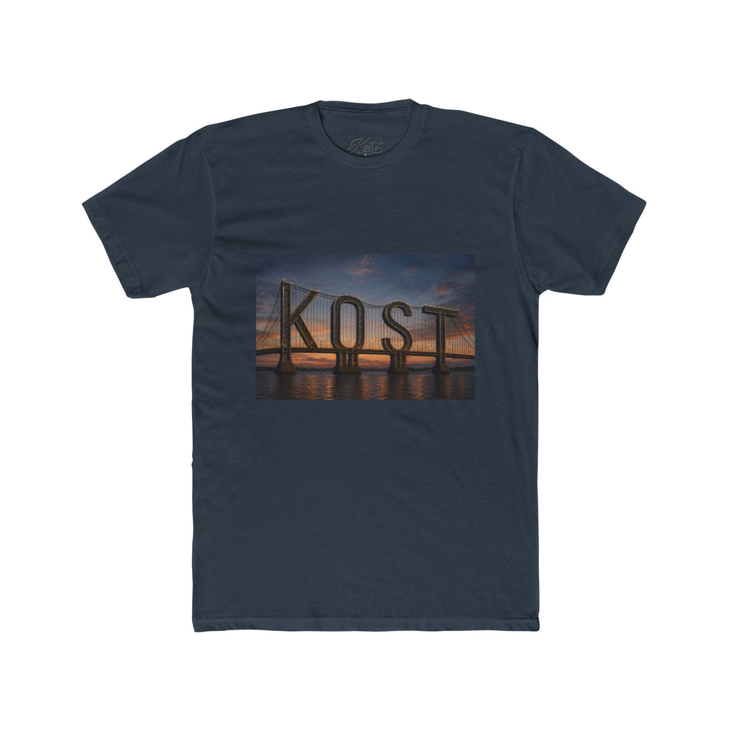 Kost Bridge Sunset Tee — Scenic Photo Graphic T-Shirt