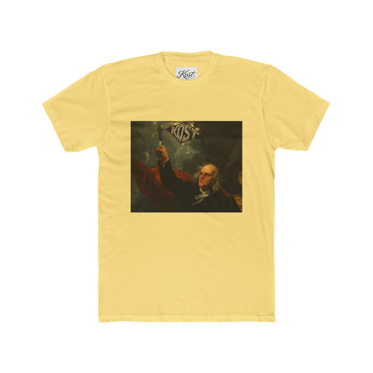 Vintage Revolutionary Portrait Tee — 'Kiss' Graphic Cotton T-Shirt