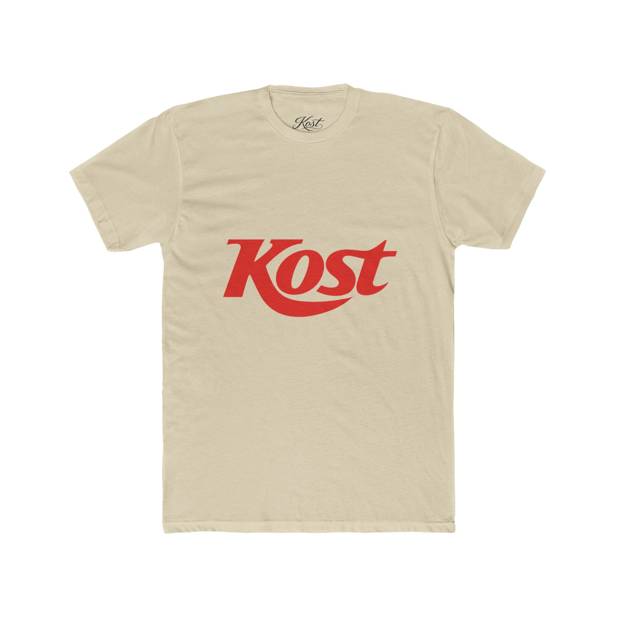 Kost Logo Tee — Vintage-Inspired Red Logo T-Shirt