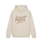 KOST Script Logo Hoodie — Vintage Brushstroke Streetwear Pullover