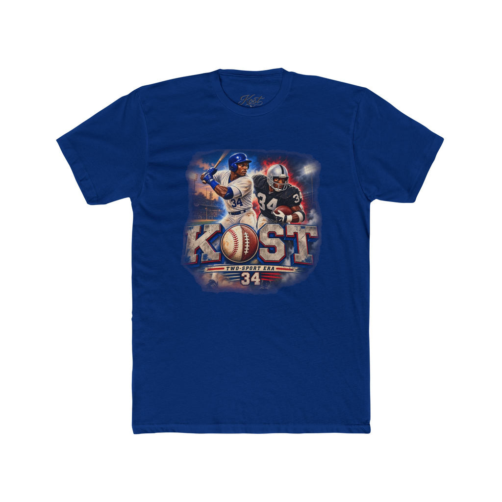 Kost Vintage Baseball & Football Collage Tee