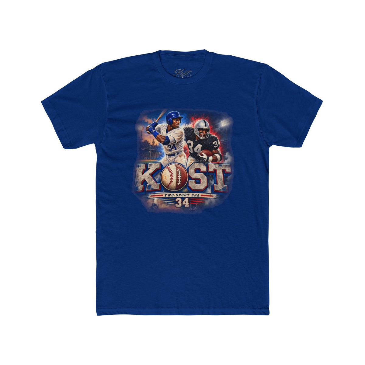 Kost Vintage Baseball & Football Collage Tee